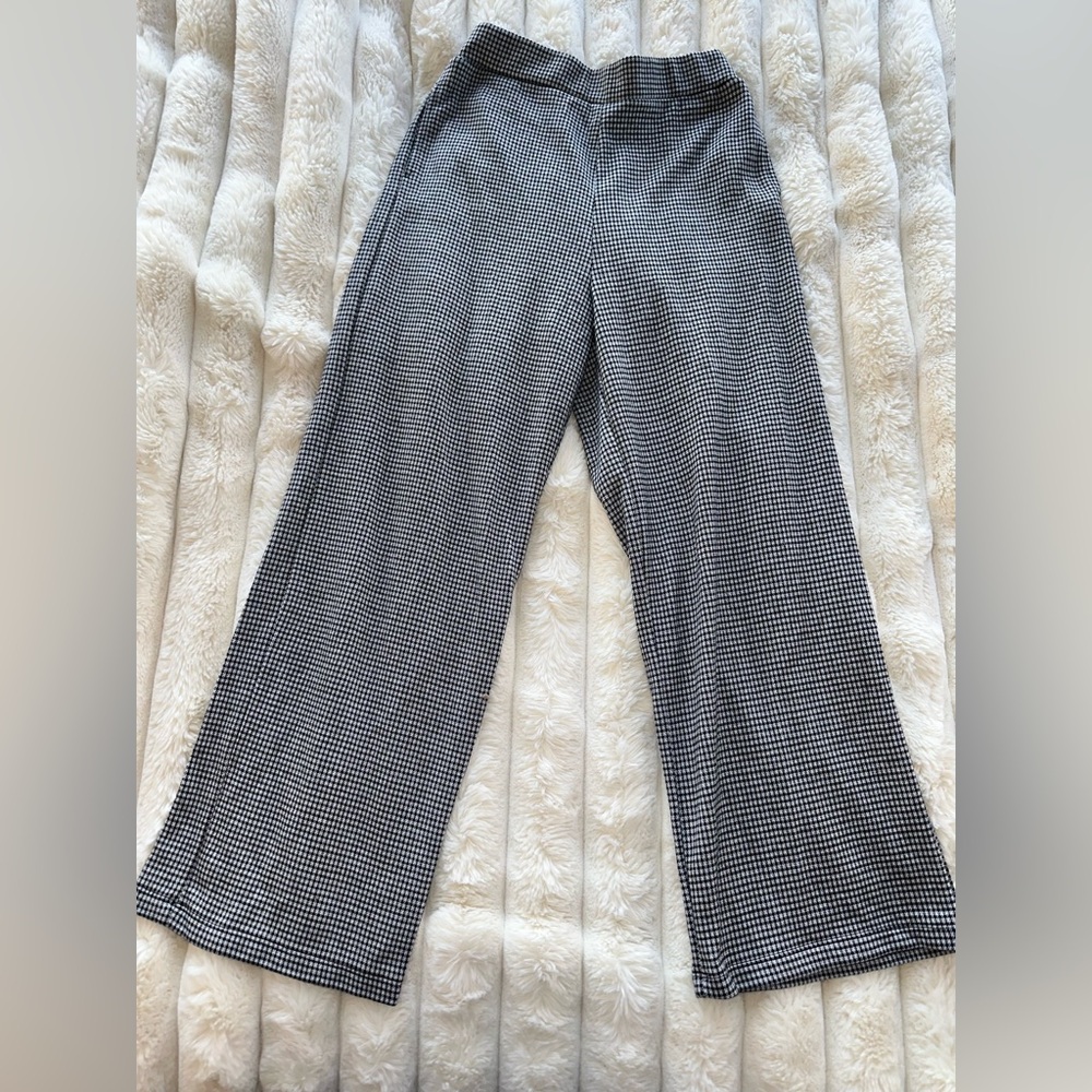 Franki Black and White Youth Slacks
